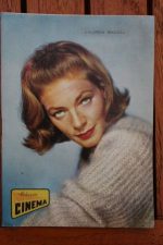 1965 Vintage Magazine Lauren Bacall On Front Cover