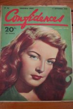 1949 Vintage Magazine Barbara Bates