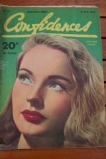 1949 Vintage Magazine Coleen Gray