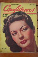 1949 Vintage Magazine Yvonne De Carlo