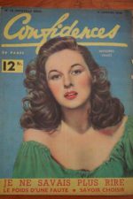 1948 Vintage Magazine Susan Hayward
