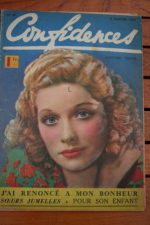 1940 Vintage Magazine Lucille Ball