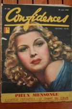 1940 Vintage Magazine Rita Hayworth