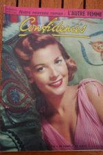 1955 Vintage Magazine Barbara Bates
