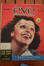 Vintage Magazine 1946 Edith Piaf