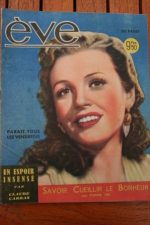 Vintage Magazine 1947 Phyllis Calvert