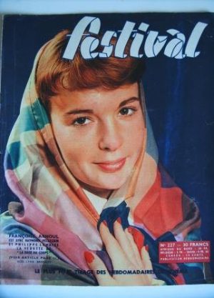 Vintage Magazine 1953 Francoise Arnoul