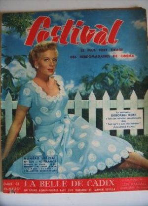 Vintage Magazine 1954 Deborah Kerr Luis Mariano