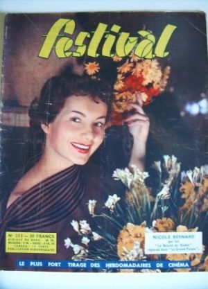 Vintage Magazine 1954 Nicole Besnard
