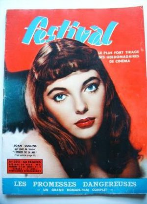 Vintage Magazine 1957 Joan Collins Colette Dereal