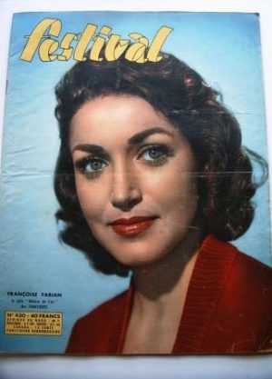 Vintage Magazine 1957 Francoise Fabian Georges Guetary
