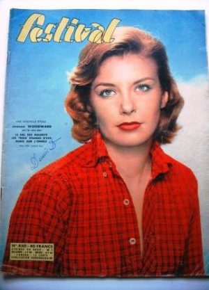 Vintage Magazine 1958 Joanne Woodward