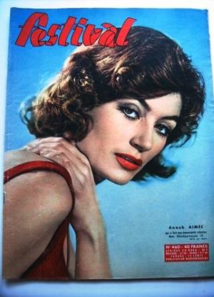 Vintage Magazine 1958 Anouk Aimee