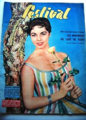 Vintage Magazine 1958 Michele Mercier