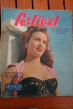 Vintage Magazine 1954 Maria Pia Casilio Magali Noel