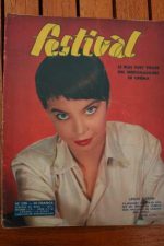 Vintage Magazine 1955 Leslie Caron Martine Carol
