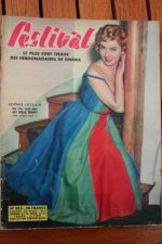 Vintage Magazine 1956 Sophie Leclair