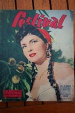 1952 Vintage Magazine Gina Lollobrigida