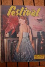1952 Vintage Magazine Nicole Maurey