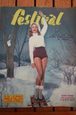 1954 Vintage Magazine Patrice Wymore Noelle Norman