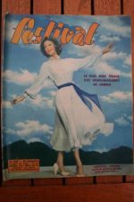 1954 Vintage Magazine Loretta Young Helene Bellanger