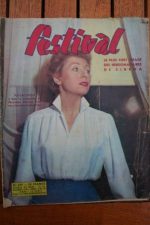 1954 Vintage Magazine Patachou Rita Hayworth Reggiani