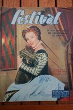 1954 Vintage Magazine Jeanne Moreau