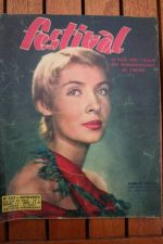 1955 Vintage Magazine Jacqueline Monsigny Dawn Addams