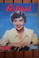 1955 Magazine Virginia Leith Gerard Philipe Dawn Addams