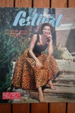 1955 Vintage Magazine Gene Tierney Vera Talchi