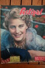 1955 Vintage Magazine Maria Schell Annie Cordy Mariano