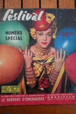 1955 Magazine Sacha Guitry Faith Domergue Lollobrigida