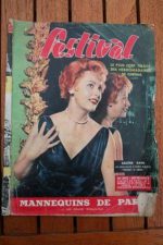 1957 Vintage Magazine Arlene Dahl Odile Versois