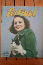 1949 Magazine Olivia De Havilland Rudolph Valentino