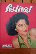 1950 Magazine Ava Gardner Jacques Varennes