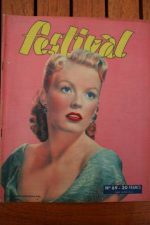 1950 Magazine June Haver Jany Holt Ann Miller