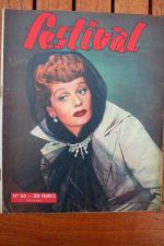 1950 Magazine Lucille Ball Yvette Lebon