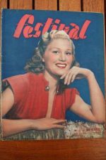 1950 Vintage Magazine Joan Caulfield