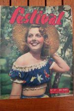 1950 Magazine Simone Delamare Elizabeth Taylor