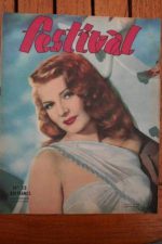 1950 Magazine Rita Hayworth Frank Sinatra Bel Air House
