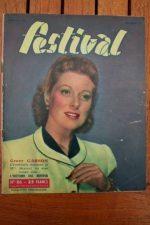 1951 Vintage Magazine Greer Garson Arletty