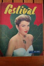 1951 Vintage Magazine Anne Baxter Simone Valere