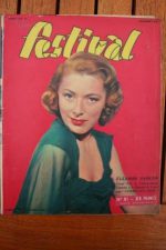 1951 Vintage Magazine Eleanor Parker Edith Piaf