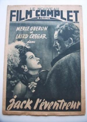 1947 Magazine Merle Oberon Laird Cregar Jack The Ripper