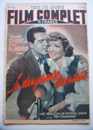 1948 Magazine Claudette Colbert Fred MacMurray