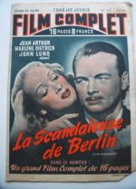 1949 Magazine Jean Arthur Marlene Dietrich John Lund