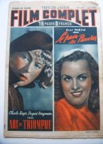 1949 Ingrid Bergman Charles Boyer Arc De Triomphe