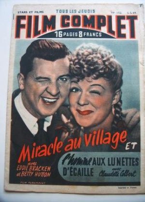 1949 Magazine Betty Hutton Eddie Bracken Diana Lynn