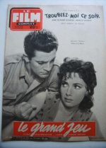 1954 Magazine Gina Lollobrigida Jean Claude Pascal