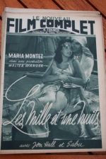 1946 Magazine Maria Montez John Hall Sabu